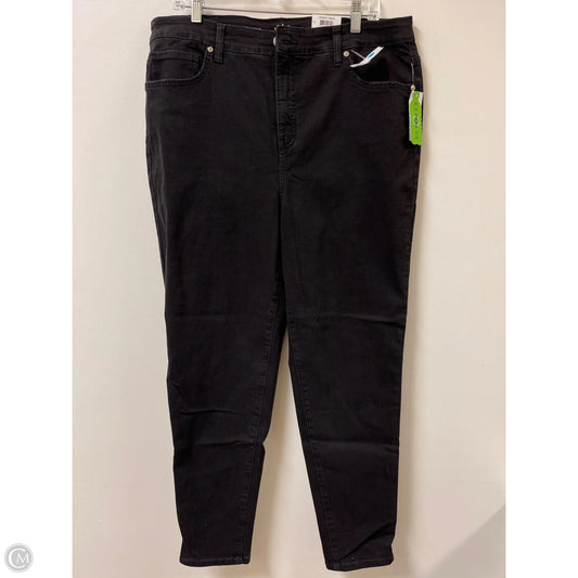 Jeans Straight By Style And Company In Black, Size: 18