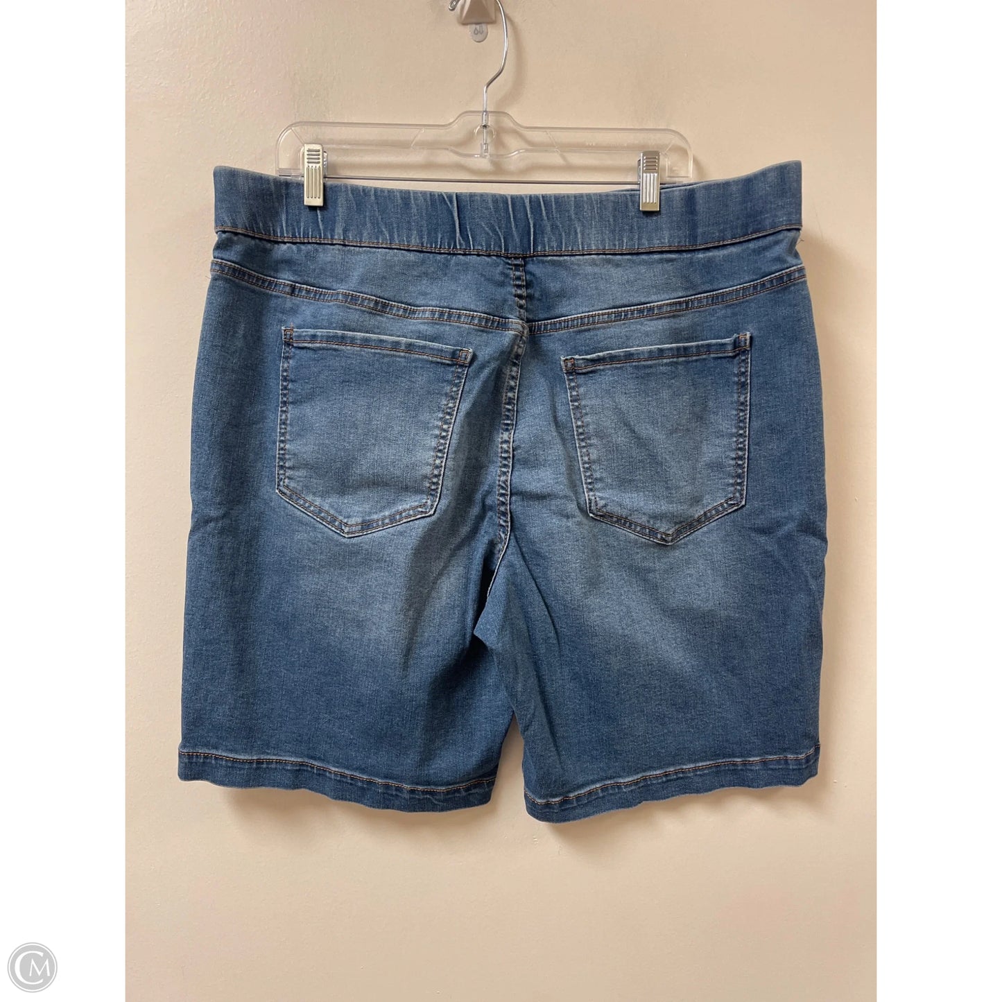 Shorts By Terra & Sky In Blue Denim, Size: 16