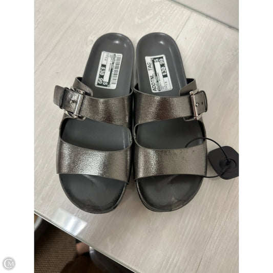 Sandals Designer By Michael Kors In Grey, Size: 7.5