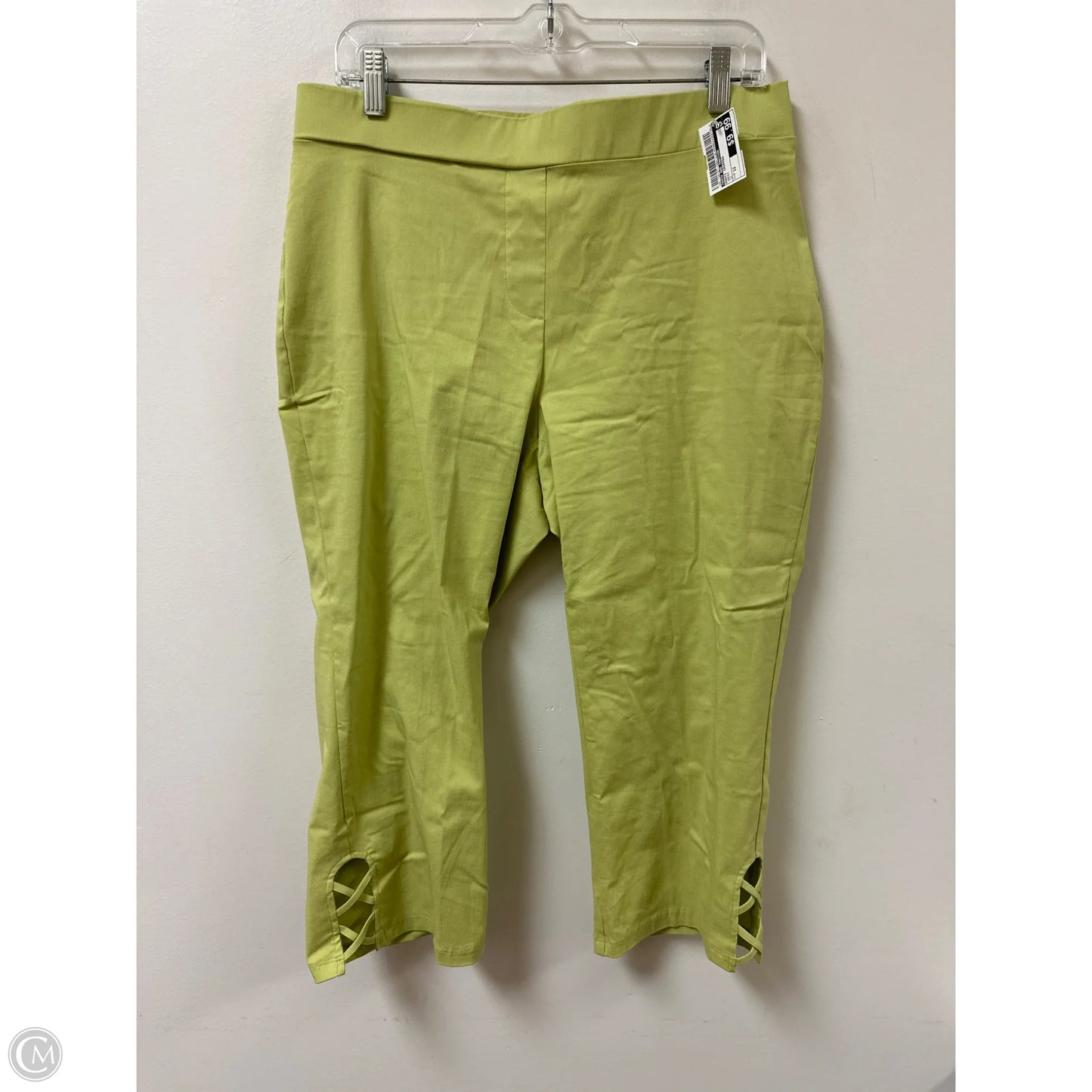 Pants Cropped By 89th And Madison In Green, Size: 12