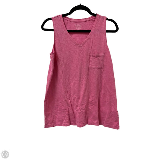 Tank Top By Time And Tru In Pink, Size: S