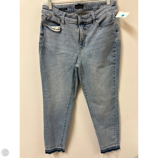 Jeans Skinny By Talbots In Blue Denim, Size: 8