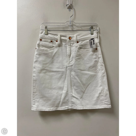 Skirt Mini & Short By J. Crew In White, Size: 2