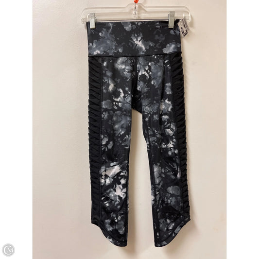 Athletic Pants By Lululemon In Black & Grey, Size: 4