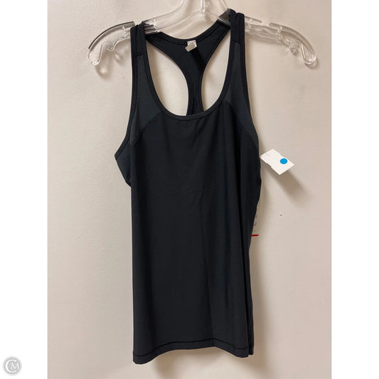 Athletic Tank Top By Under Armour In Black, Size: Xs