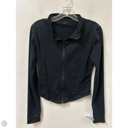 Athletic Jacket By Clothes Mentor In Black, Size: S
