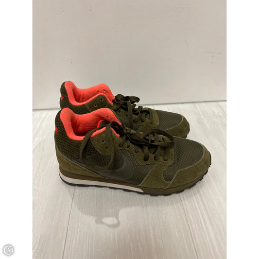 Shoes Athletic By Nike In Green, Size: 8
