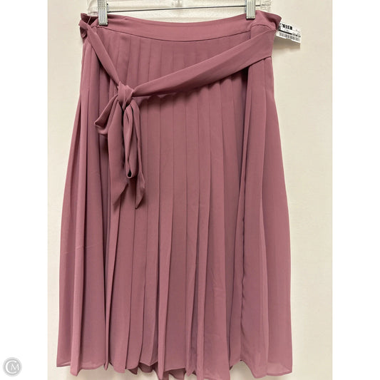 Skirt Midi By Ann Taylor In Pink, Size: 12