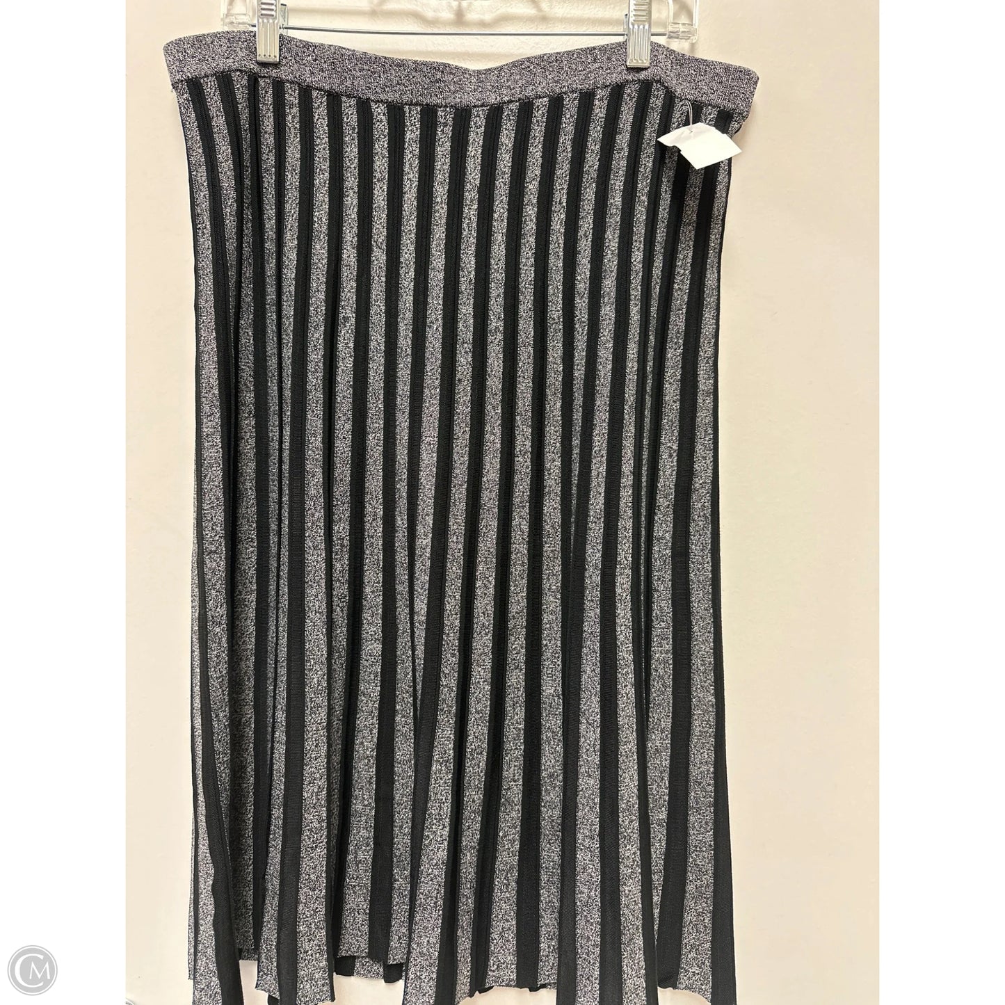 Skirt Midi By Ann Taylor In Grey, Size: 12