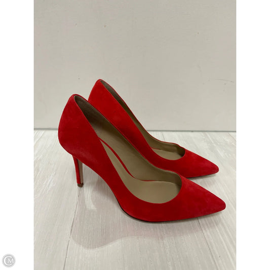 Shoes Heels Stiletto By Ann Taylor In Red, Size: 7.5