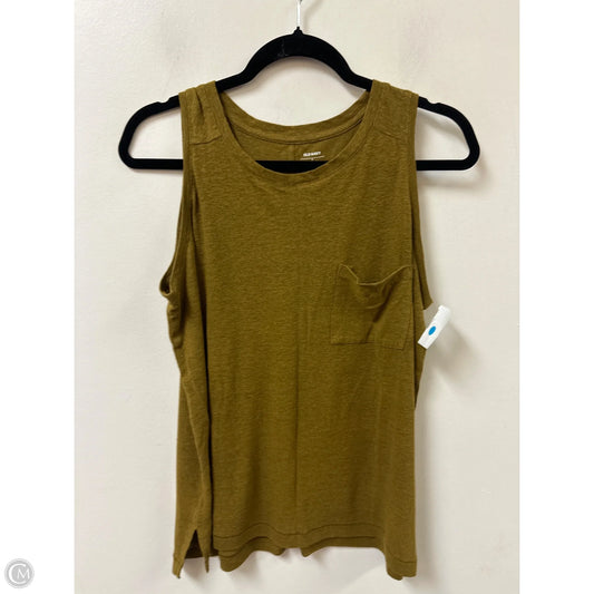 Top Sleeveless By Old Navy In Green, Size: L