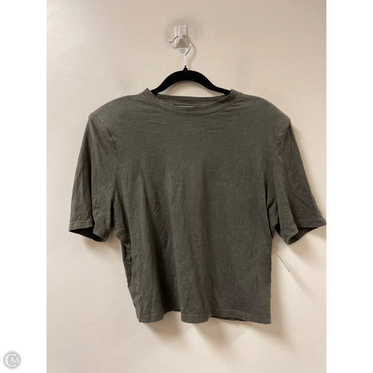 Top Short Sleeve By Universal Thread In Grey, Size: M