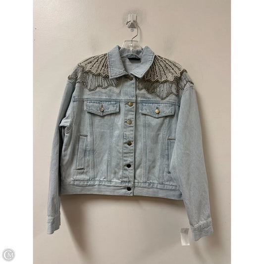 Jacket Denim By Vici In Blue Denim, Size: Xs