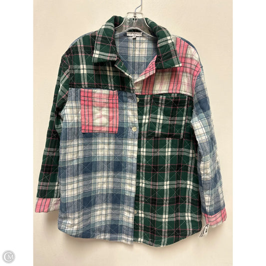 Jacket Shirt By Polygram In Multi-colored, Size: S