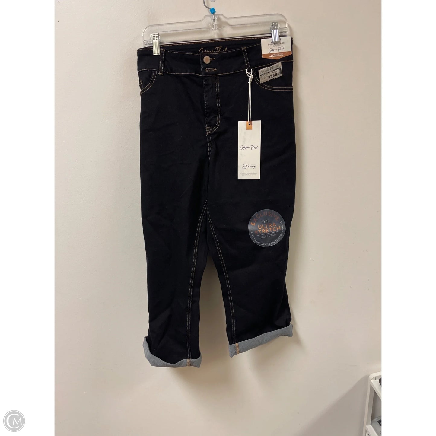 Jeans Cropped By Clothes Mentor In Blue Denim, Size: 20