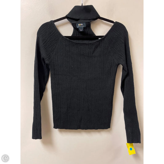 Top Long Sleeve By Maeve In Black, Size: M