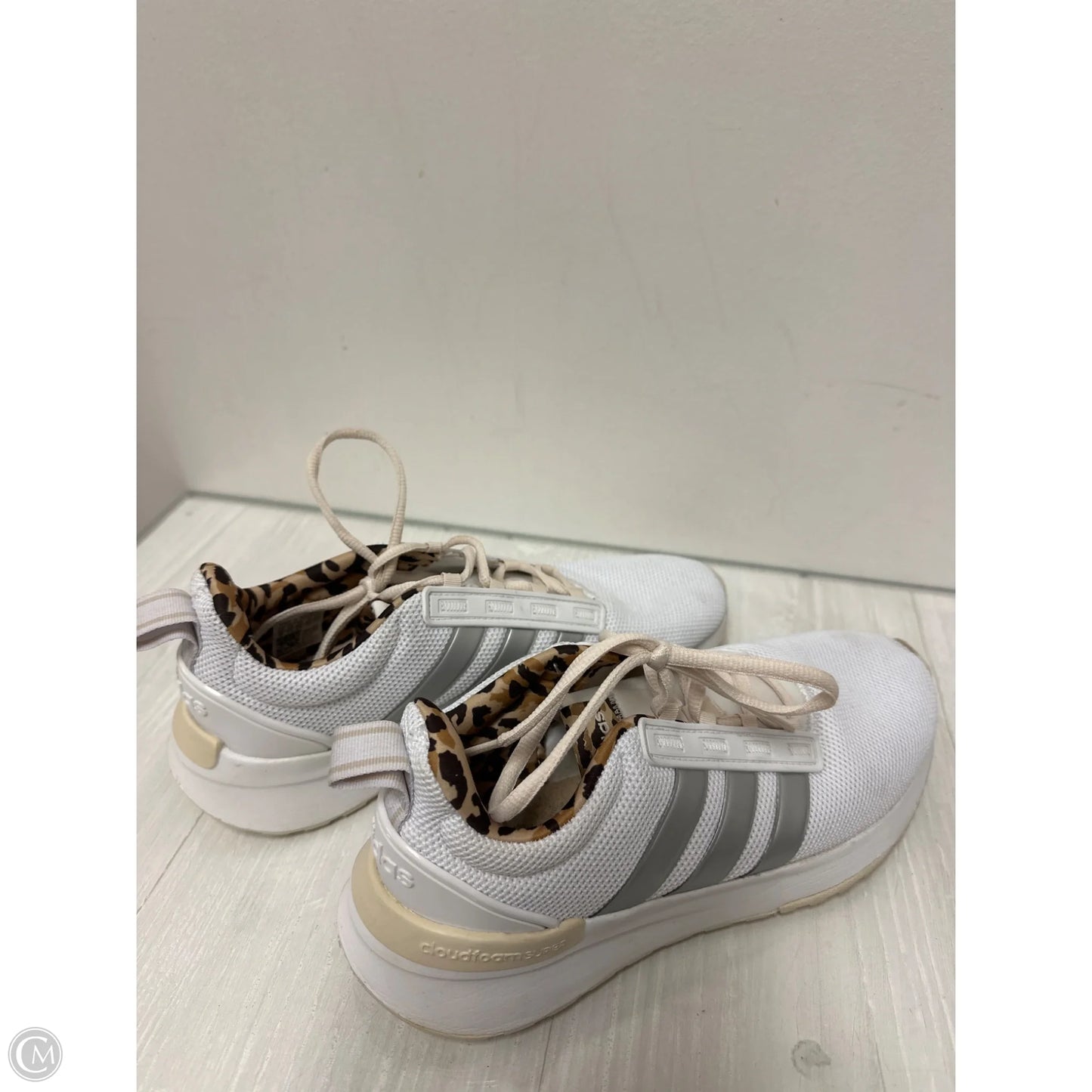 Shoes Athletic By Adidas In White, Size: 9