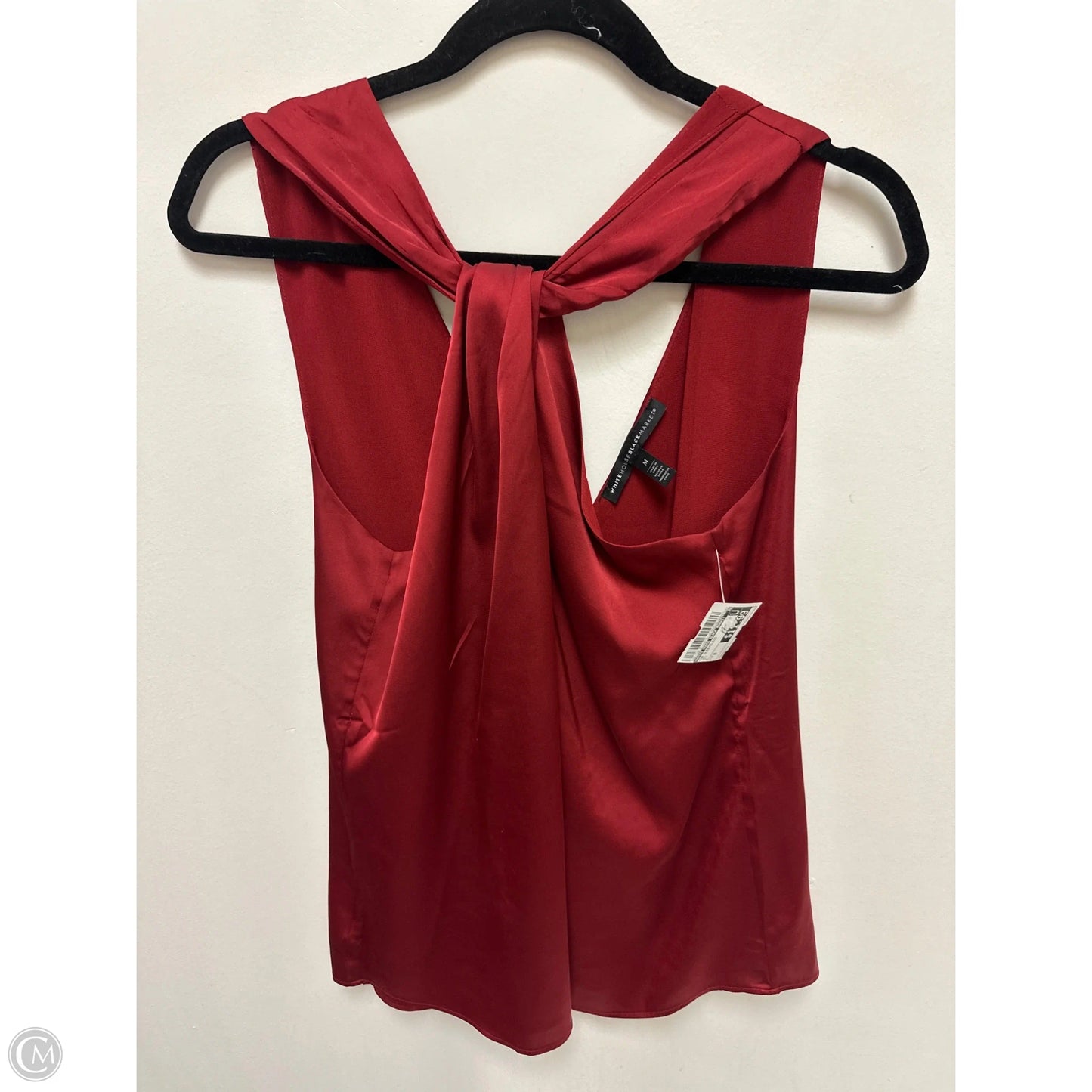 Top Sleeveless By White House Black Market In Red, Size: M