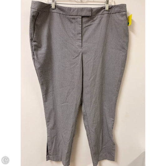 Pants Dress By Worthington In Checkered Pattern, Size: 18