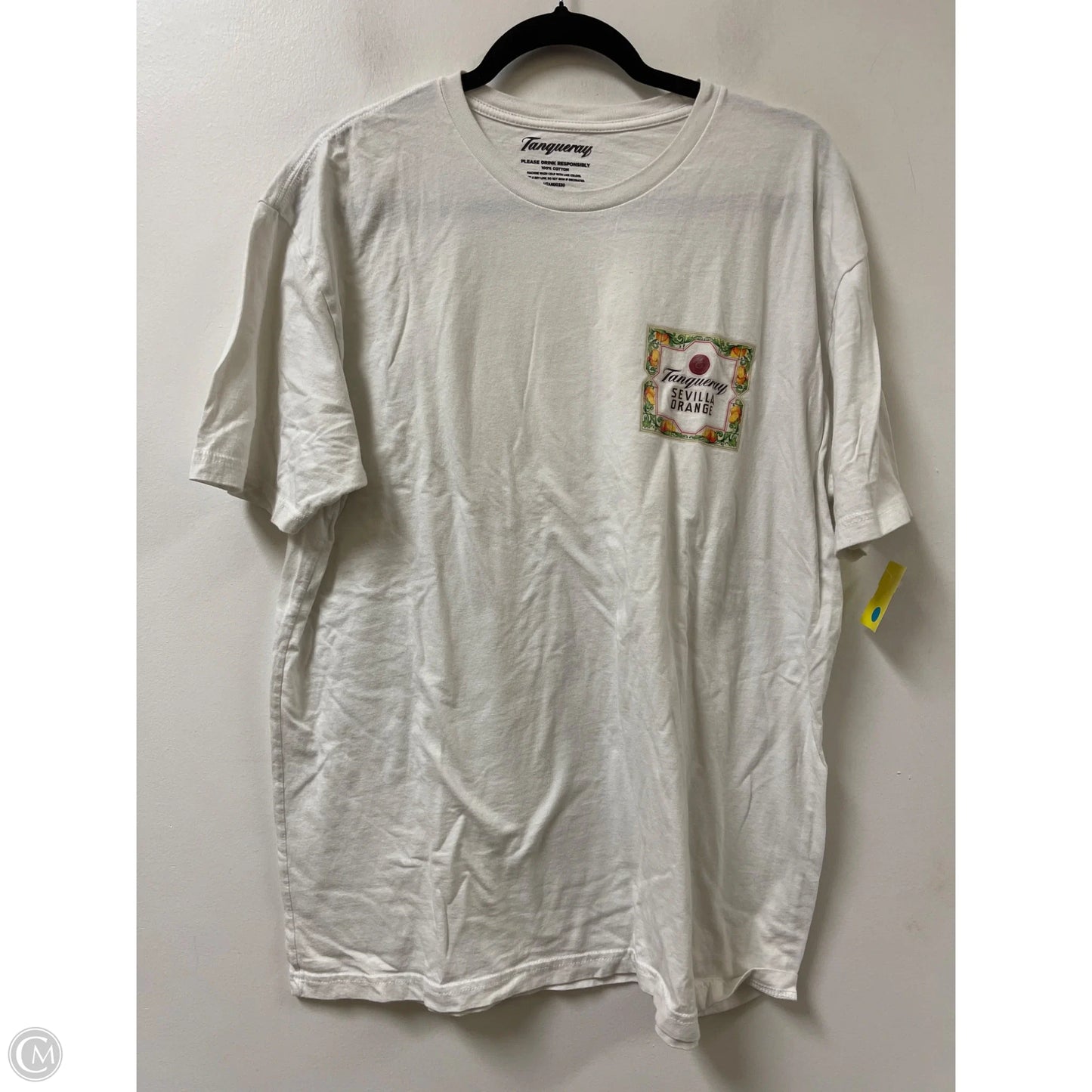 Top Short Sleeve By Clothes Mentor In White, Size: Xl