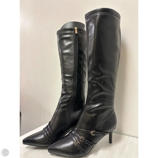 Boots Knee Heels By Cmb In Black