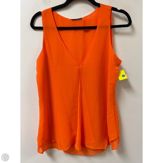 Top Sleeveless By Milano In Orange, Size: L