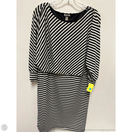 Dress Casual Midi By Haani In Striped Pattern, Size: Xl