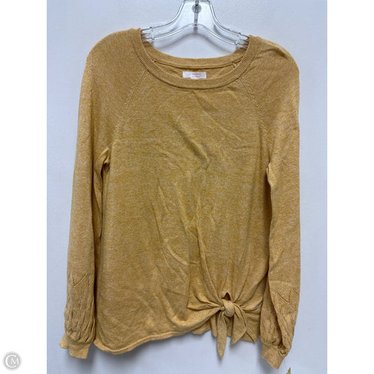 Top Long Sleeve By Lc Lauren Conrad In Yellow, Size: S