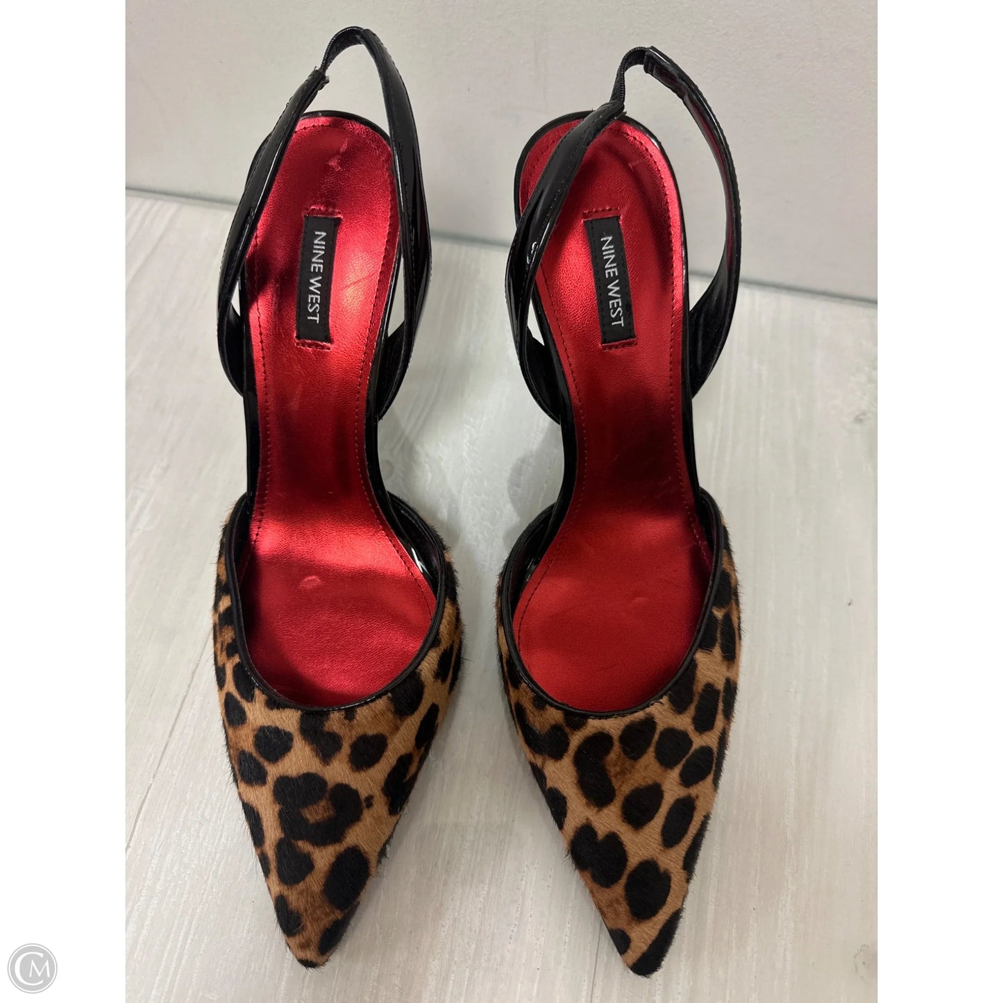 Shoes Heels Stiletto By Nine West In Leopard Print, Size: 11