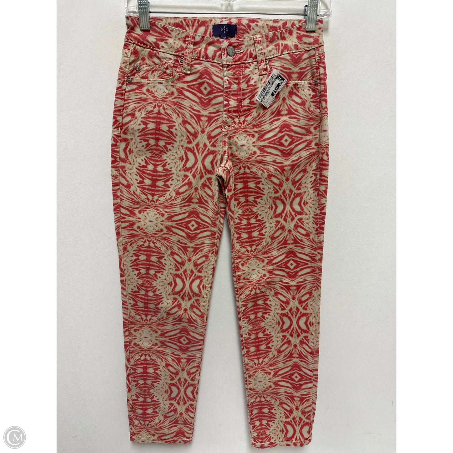 Jeans Cropped By Not Your Daughters Jeans In Pink, Size: 0p