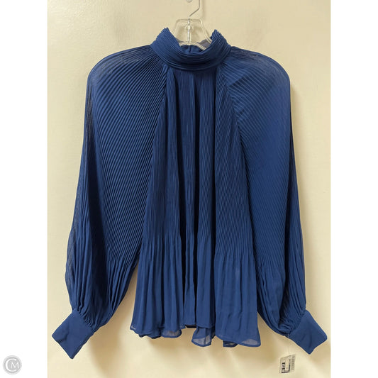 Top Long Sleeve By Banana Republic In Navy, Size: Xs