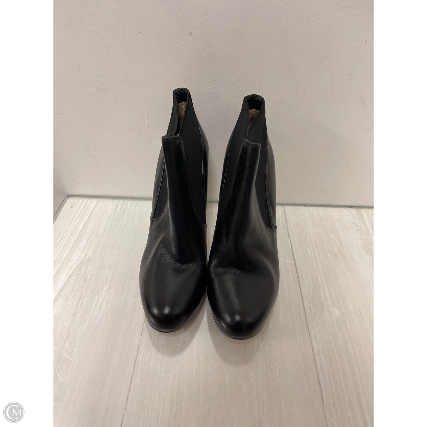 Boots Ankle Heels By Via Spiga In Black, Size: 7