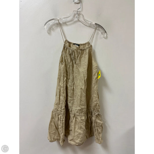 Tunic Sleeveless By J. Crew In Tan, Size: M
