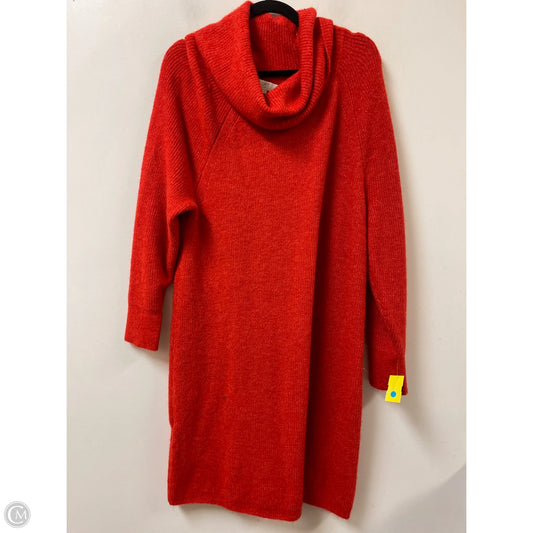 Dress Sweater By Loft In Red, Size: 1x