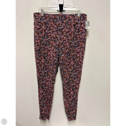 Pants Leggings By Terra & Sky In Floral Print, Size: 14