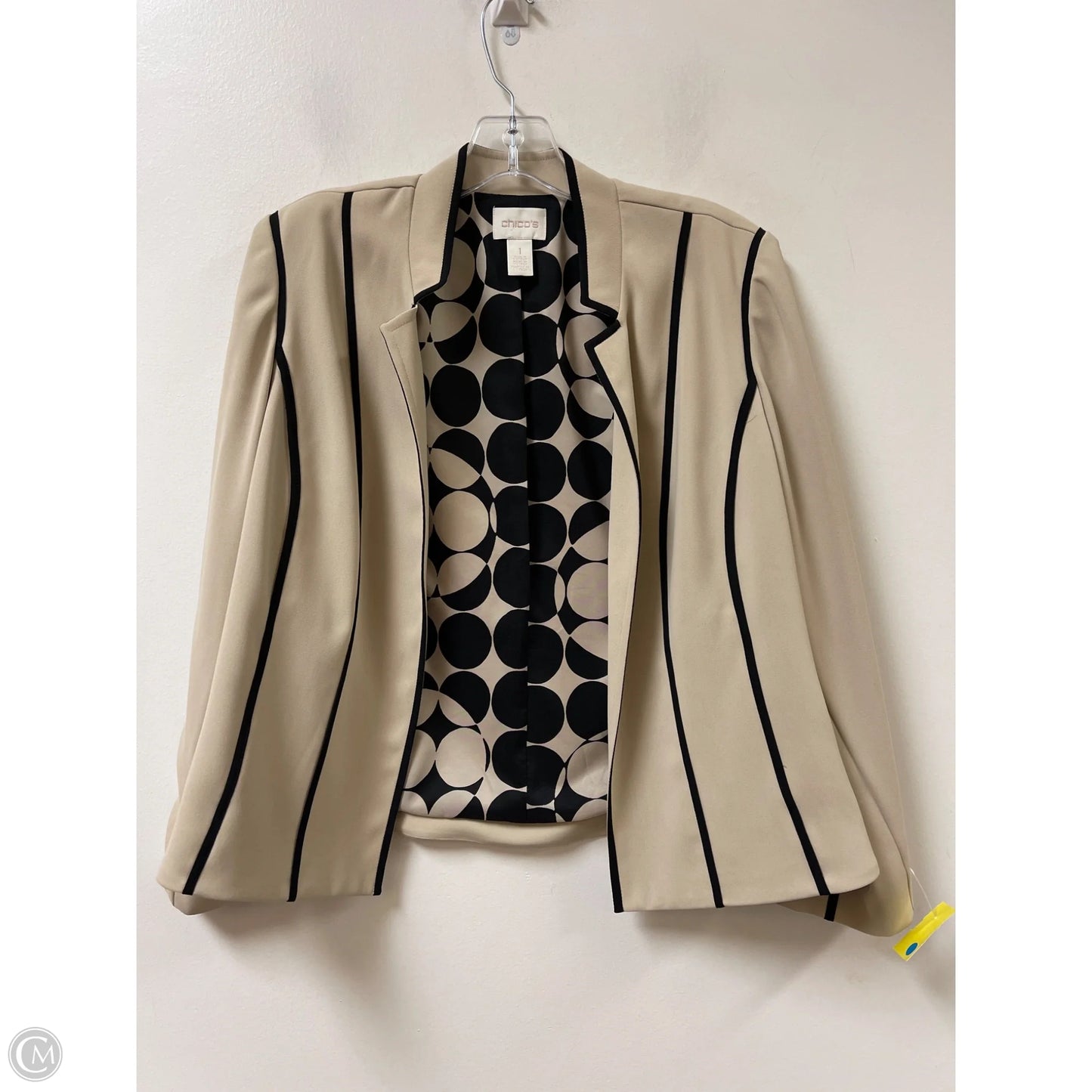 Blazer By Chicos In Tan, Size: M