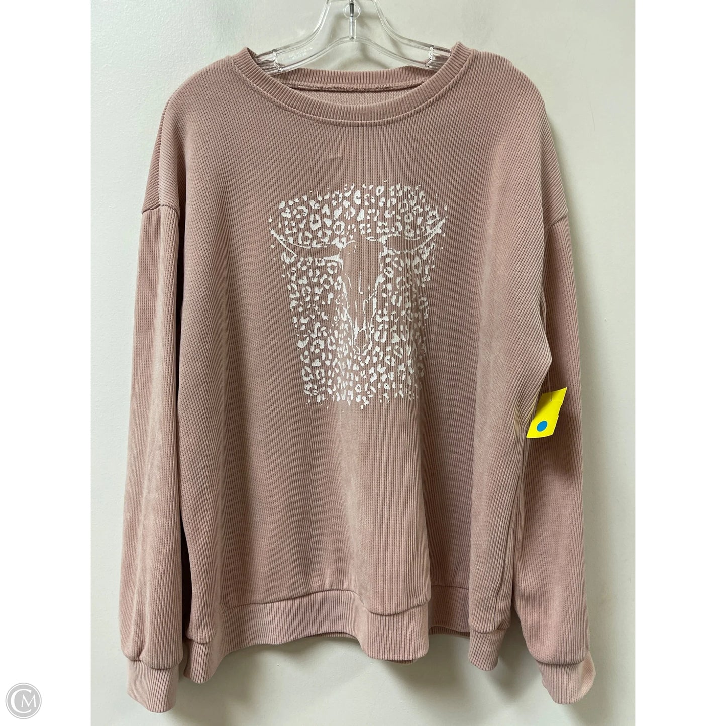 Sweater By Clothes Mentor In Pink, Size: 1x