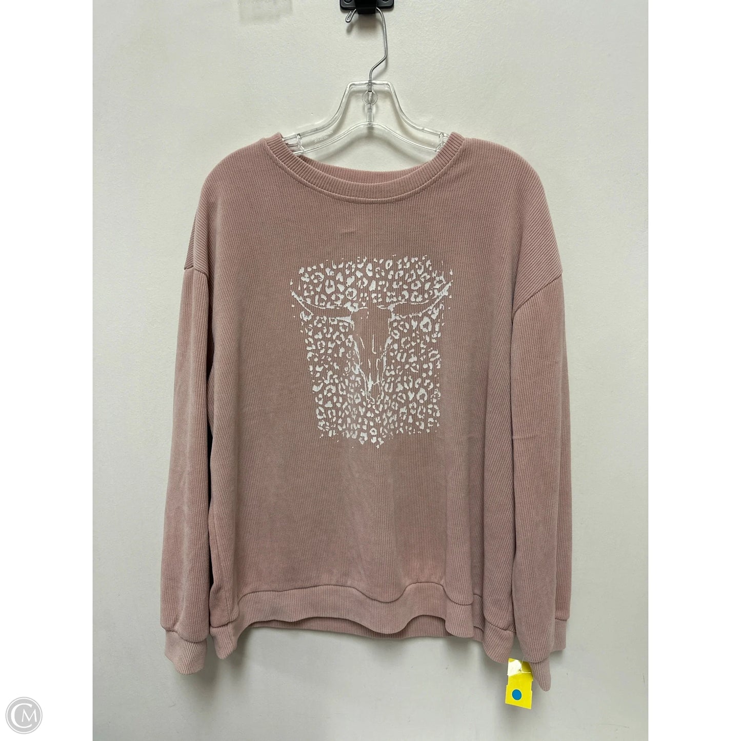 Sweater By Clothes Mentor In Pink, Size: 1x