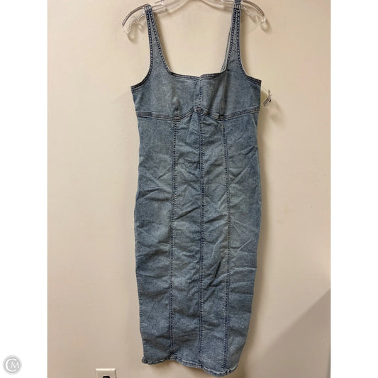 Dress Casual Midi By Wild Fable In Blue Denim, Size: 0