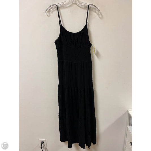 Dress Casual Midi By Clothes Mentor In Black, Size: L