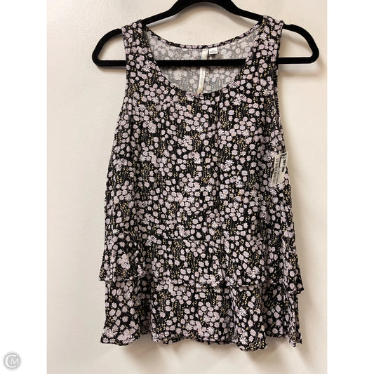 Top Sleeveless By Lc Lauren Conrad In Animal Print, Size: L