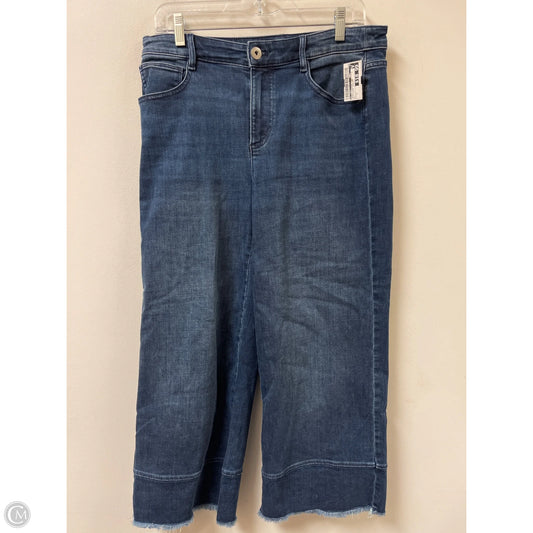 Jeans Cropped By J. Jill In Blue Denim, Size: 8