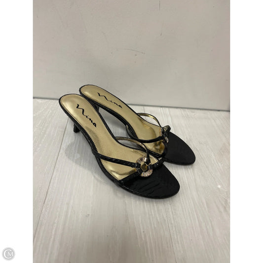 Shoes Heels Kitten By Nina In Black, Size: 10