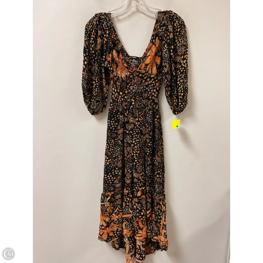 Dress Casual Maxi By Angie In Floral Print, Size: S