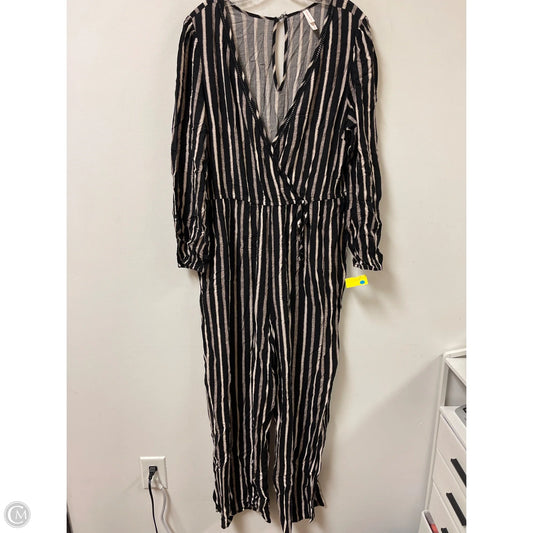 Jumpsuit By Xhilaration In Striped Pattern, Size: Xl
