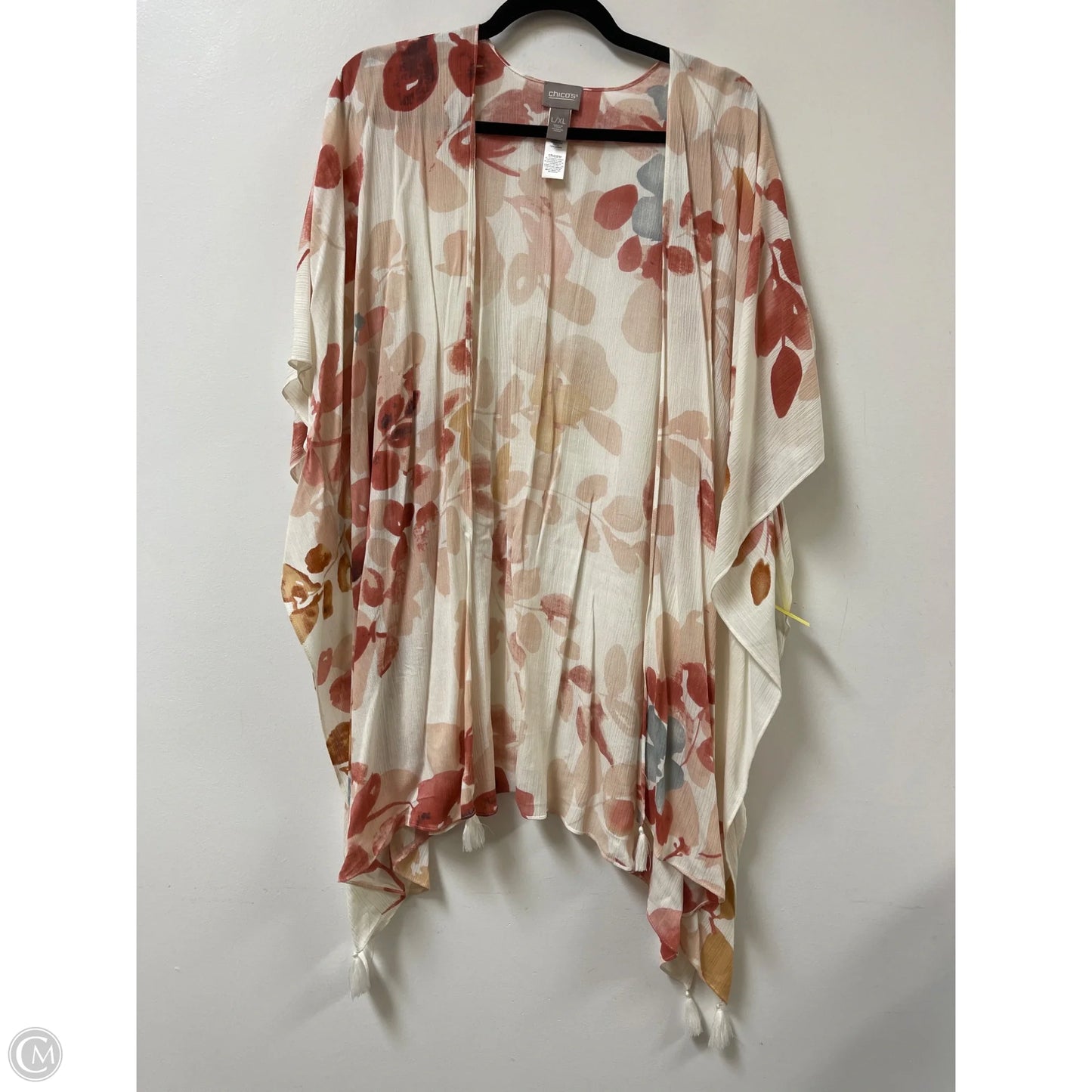 Kimono By Chicos In Cream, Size: Xl