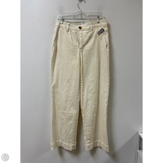 Pants Wide Leg By Gibson And Latimer In Cream, Size: 12