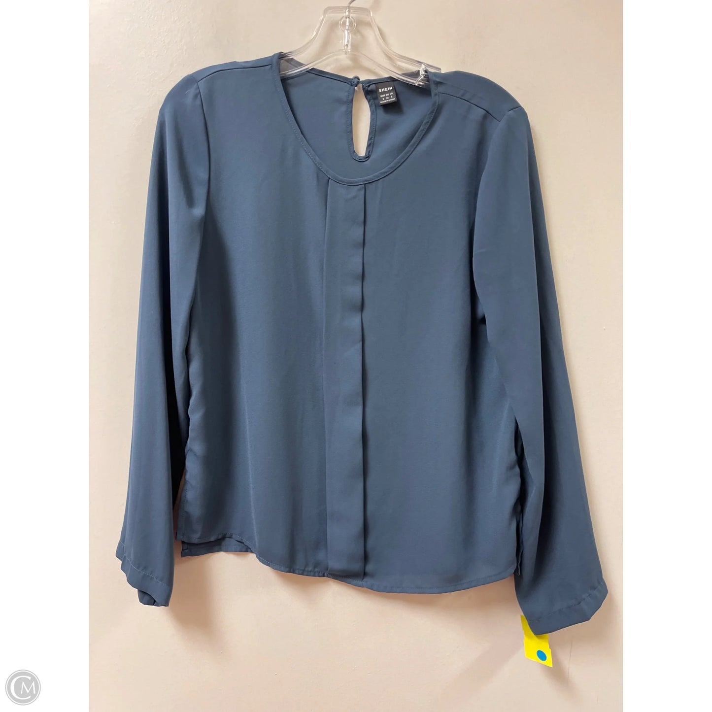 Top Long Sleeve By Shein In Blue, Size: S