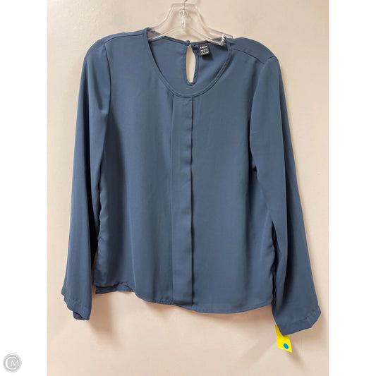 Top Long Sleeve By Shein In Blue, Size: S