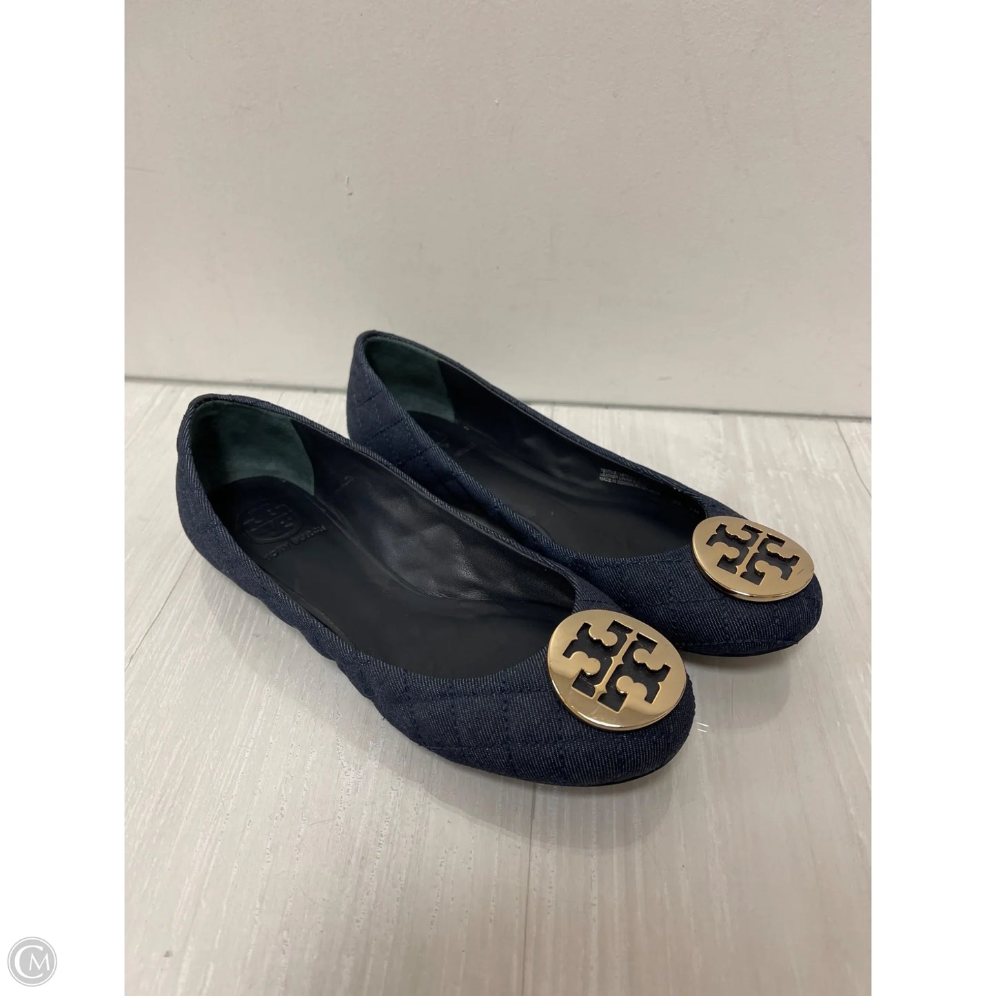 Shoes Designer By Tory Burch In Navy, Size: 8